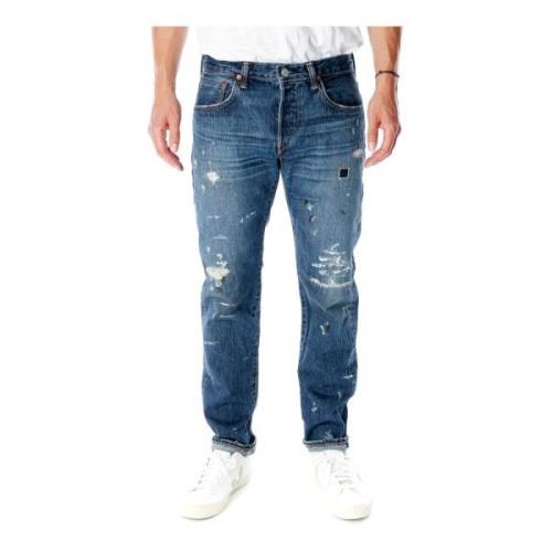 Edwin Mörkblå Tapered Fit Jeans Blue, Herr