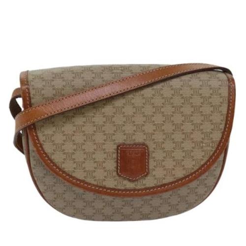 Celine Vintage Pre-owned Canvas celine-vskor Beige, Dam