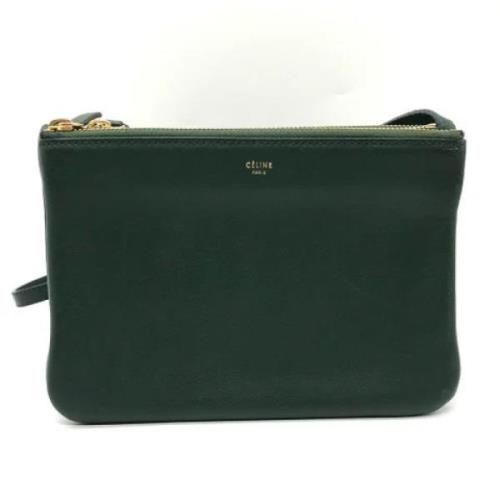 Celine Vintage Pre-owned Laeder celine-vskor Green, Dam