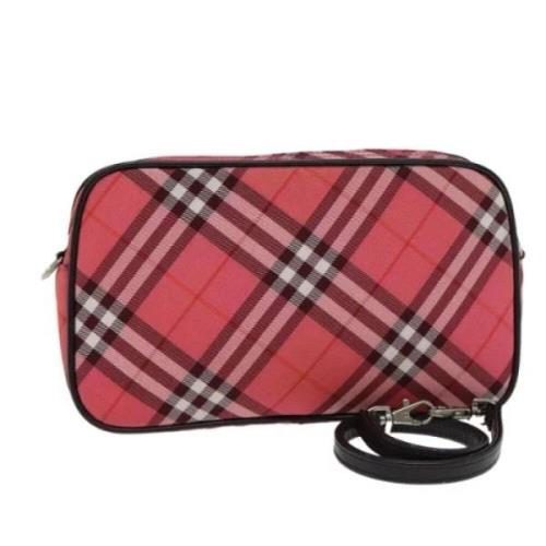 Burberry Vintage Pre-owned Nylon handvskor Red, Dam