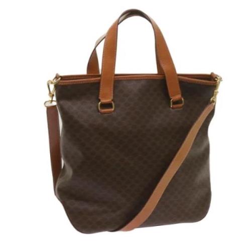 Celine Vintage Pre-owned Laeder totevskor Brown, Dam