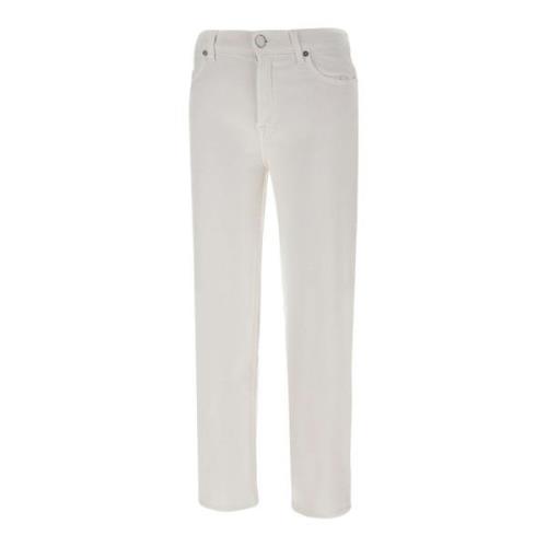 7 For All Mankind Vita Jeans White, Dam