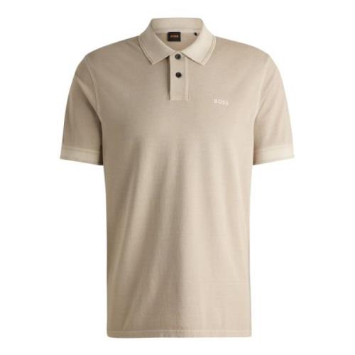 Boss Klassisk Polotröja Beige, Herr