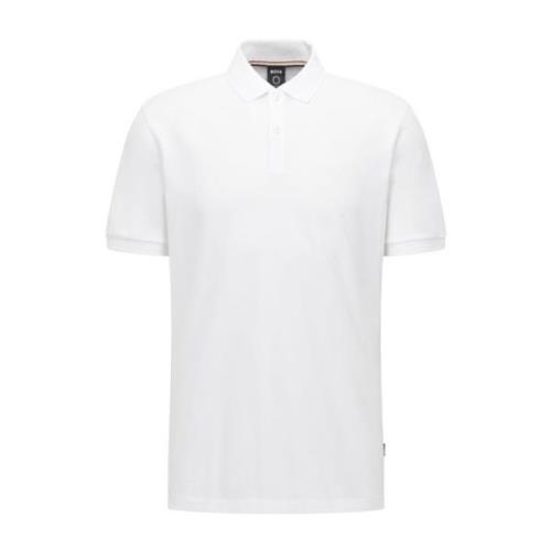 Boss Regular Fit Polo Shirt White, Herr