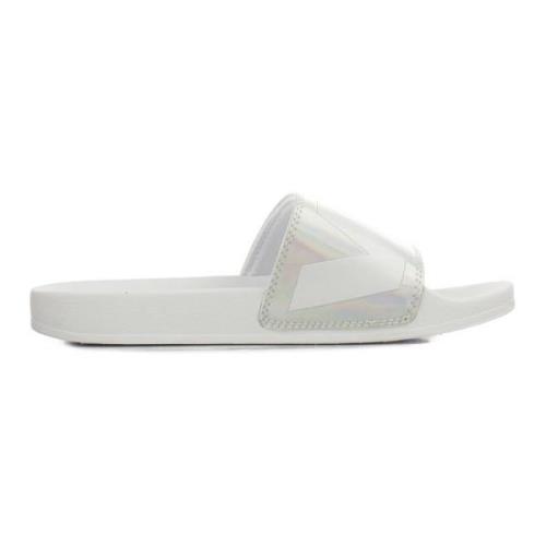 Levi's Pool Slide Sandaler White, Dam