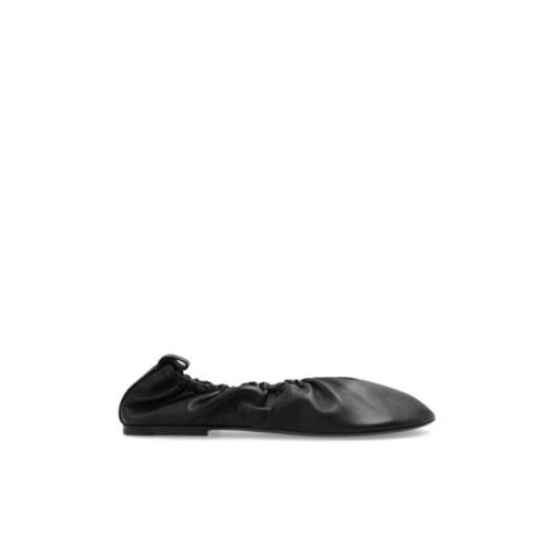 Jil Sander Läder Ballerinaskor Black, Dam