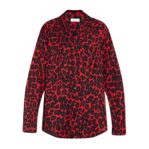 Alexander McQueen Skjorta med djurmotiv Red, Herr