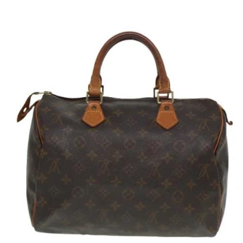 Louis Vuitton Vintage Pre-owned Canvas handvskor Brown, Dam