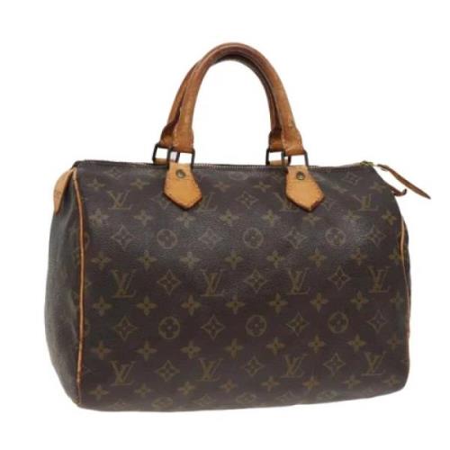 Louis Vuitton Vintage Pre-owned Canvas handvskor Brown, Dam