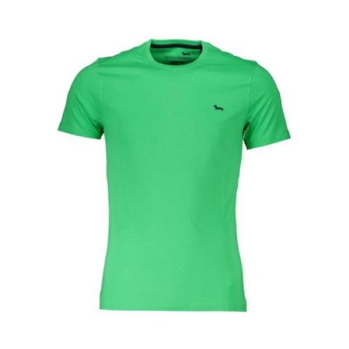 Harmont & Blaine Grön Bomull Broderad Logotyp T-shirt Green, Herr