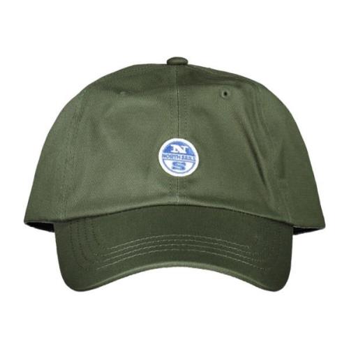 North Sails Grön Herr Visor Cap med Logo Green, Herr