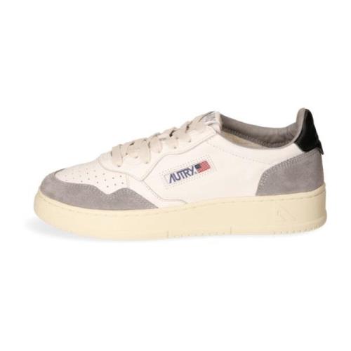 Autry Läder Low-Top Sneaker med Ikoniskt Logotyp White, Herr