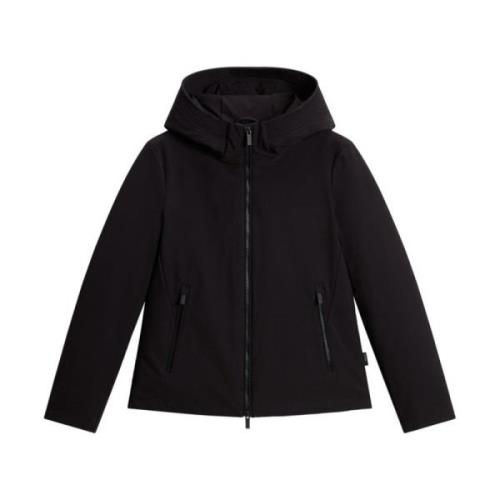 Woolrich Svarta Vinterrockar Black, Dam