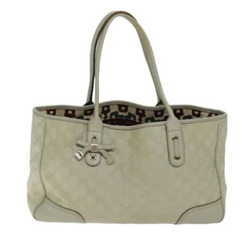 Gucci Vintage Pre-owned Laeder totevskor Beige, Dam