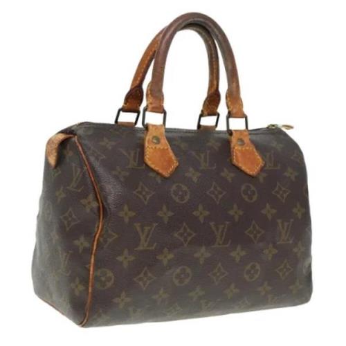 Louis Vuitton Vintage Pre-owned Canvas handvskor Brown, Dam