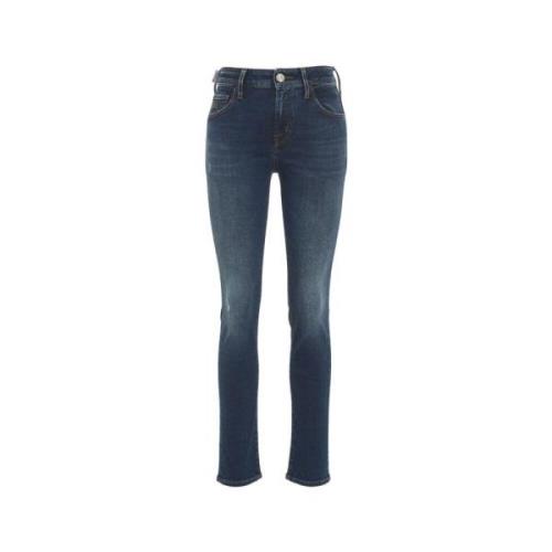 Jacob Cohën Skinny Jeans Kimberly Logo Detaljer Italien Blue, Dam