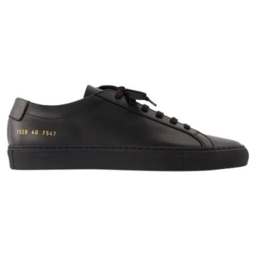 Common Projects Laeder sneakers Black, Dam