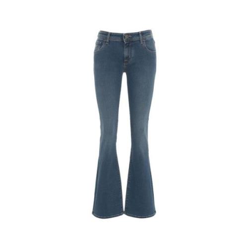 Jacob Cohën Flared Leg Jeans Blue, Dam