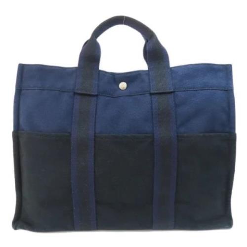 Hermès Vintage Pre-owned Bomull handvskor Blue, Dam