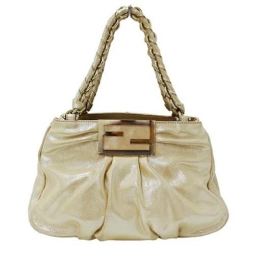 Fendi Vintage Pre-owned Laeder totevskor Beige, Dam