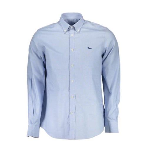 Harmont & Blaine Ljusblå Button-Down Skjorta Blue, Herr