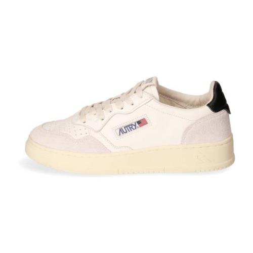 Autry Läder Low-Top Sneaker med Ikoniskt Logotyp White, Herr