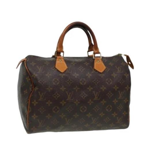 Louis Vuitton Vintage Pre-owned Canvas handvskor Brown, Dam