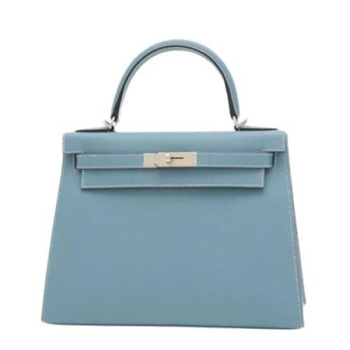 Hermès Vintage Pre-owned Laeder handvskor Blue, Dam