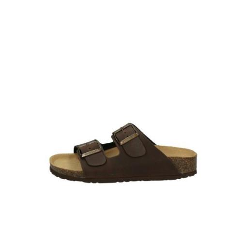 BioNatura Stiliga Slip-On Sandaler Brown, Dam