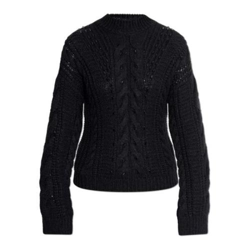 Moncler Sweater Dolcevita Black, Dam