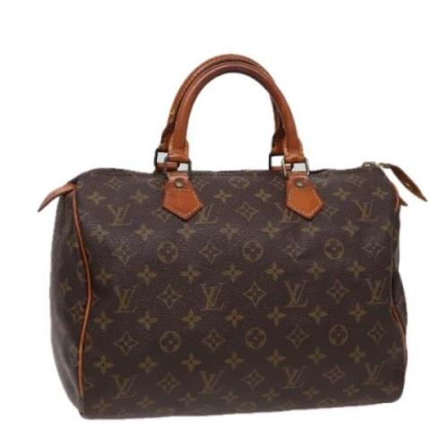 Louis Vuitton Vintage Pre-owned Canvas handvskor Brown, Dam