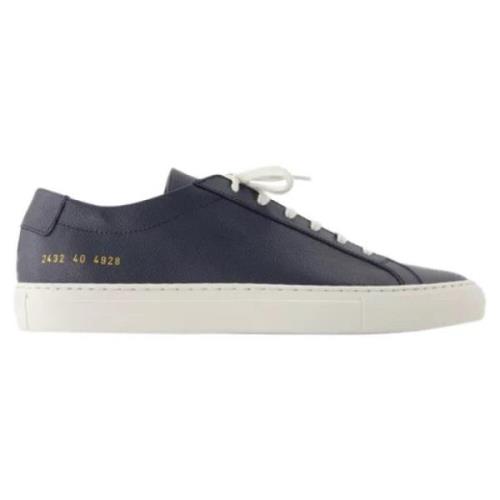 Common Projects Laeder sneakers Blue, Dam