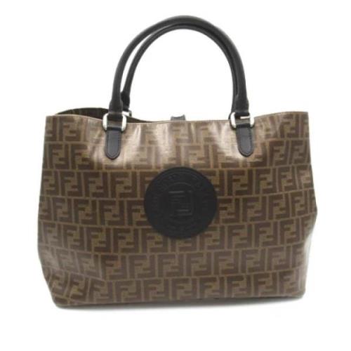 Fendi Vintage Pre-owned Tyg totevskor Brown, Dam