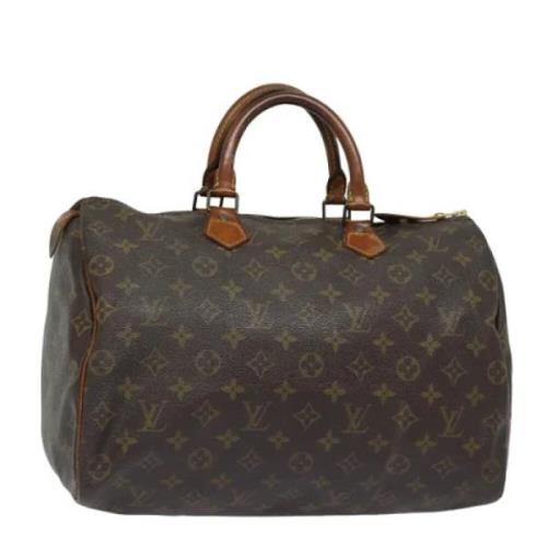 Louis Vuitton Vintage Pre-owned Canvas handvskor Brown, Dam