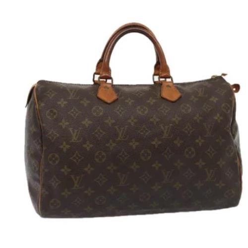 Louis Vuitton Vintage Pre-owned Canvas handvskor Brown, Dam