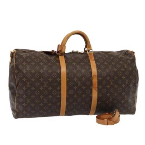 Louis Vuitton Vintage Pre-owned Canvas handvskor Brown, Dam