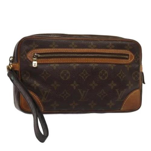 Louis Vuitton Vintage Pre-owned Canvas kuvertvskor Brown, Dam