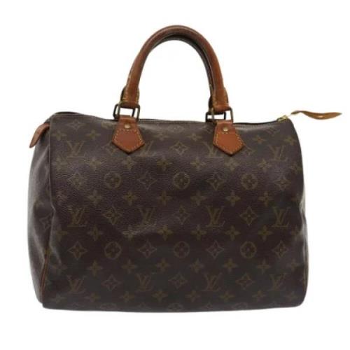 Louis Vuitton Vintage Pre-owned Canvas handvskor Brown, Dam