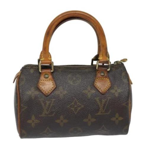 Louis Vuitton Vintage Pre-owned Canvas handvskor Brown, Dam