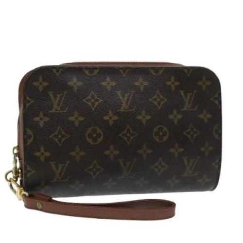 Louis Vuitton Vintage Pre-owned Canvas kuvertvskor Brown, Dam