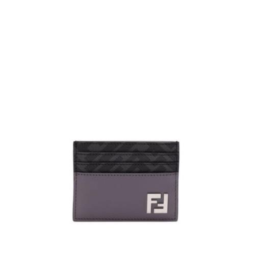 Fendi Svarta Plånböcker för Män Black, Herr