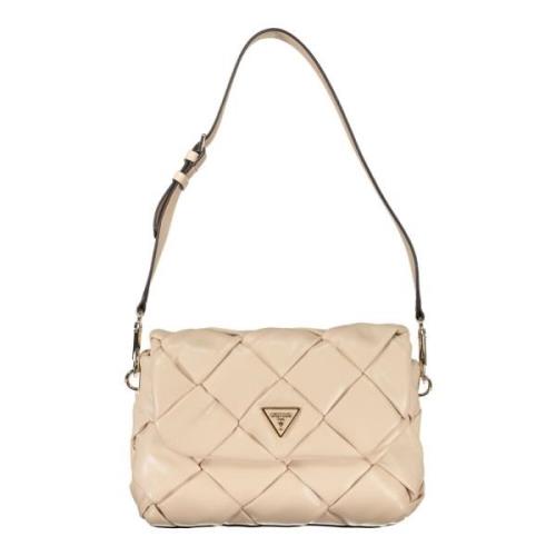 Guess Rosa Damryggsäck med Avtagbar Rem Beige, Dam