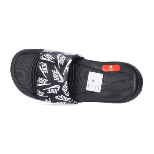 Nike Snabbtorkande Slipper med Tryckt Logotyp Black, Unisex