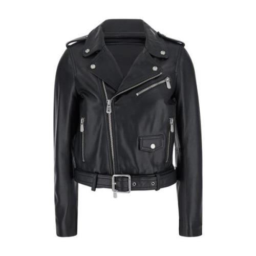 Pinko Costa Rica Biker Svart Kappa Black, Dam