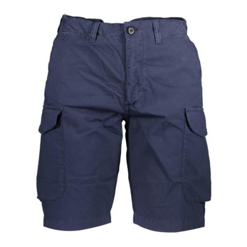 North Sails Blå Bermuda Shorts Slim Fit Bomull Blue, Herr