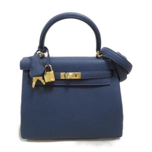 Hermès Vintage Pre-owned Laeder handvskor Blue, Dam