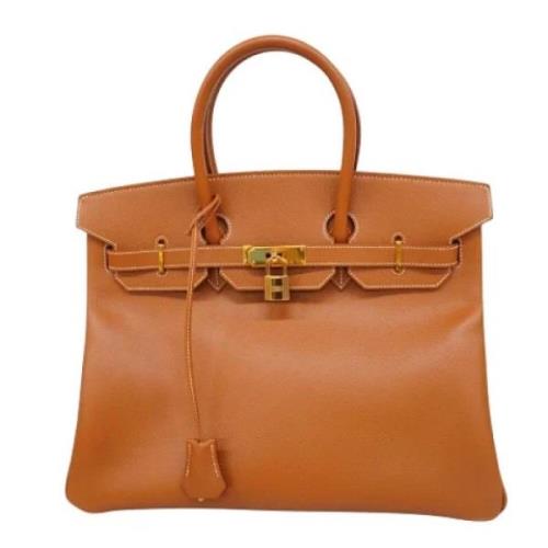 Hermès Vintage Pre-owned Laeder handvskor Brown, Dam