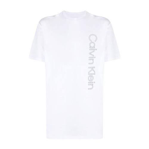 Calvin Klein Sportiga Vita T-shirts och Polos White, Herr