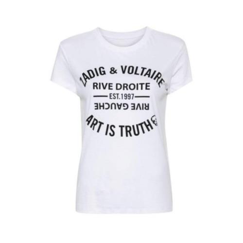 Zadig & Voltaire Vita T-shirts och Polos Walk White, Dam