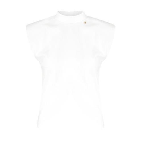 Anine Bing Ivory Auburn Tee Klassisk Stil White, Dam